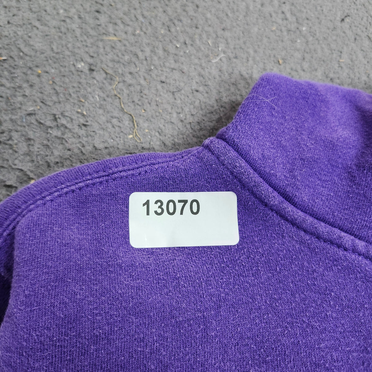 LSU Tigers Champs Sports Purple Yellow Pullover Hoodie Sweatshirt Mens Medium