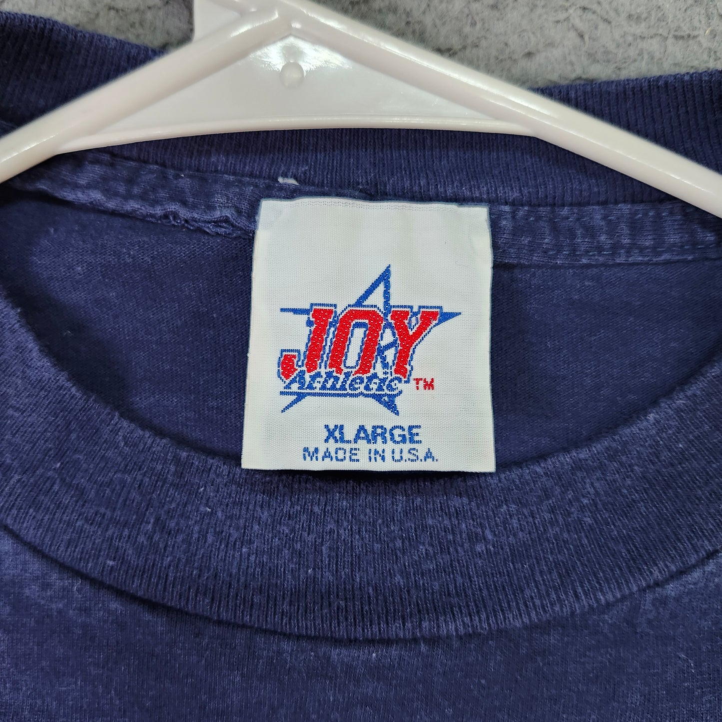 Vintage Houston Astros Shirt Mens XL Blue MLB Baseball Craig Biggio JOY Athleti