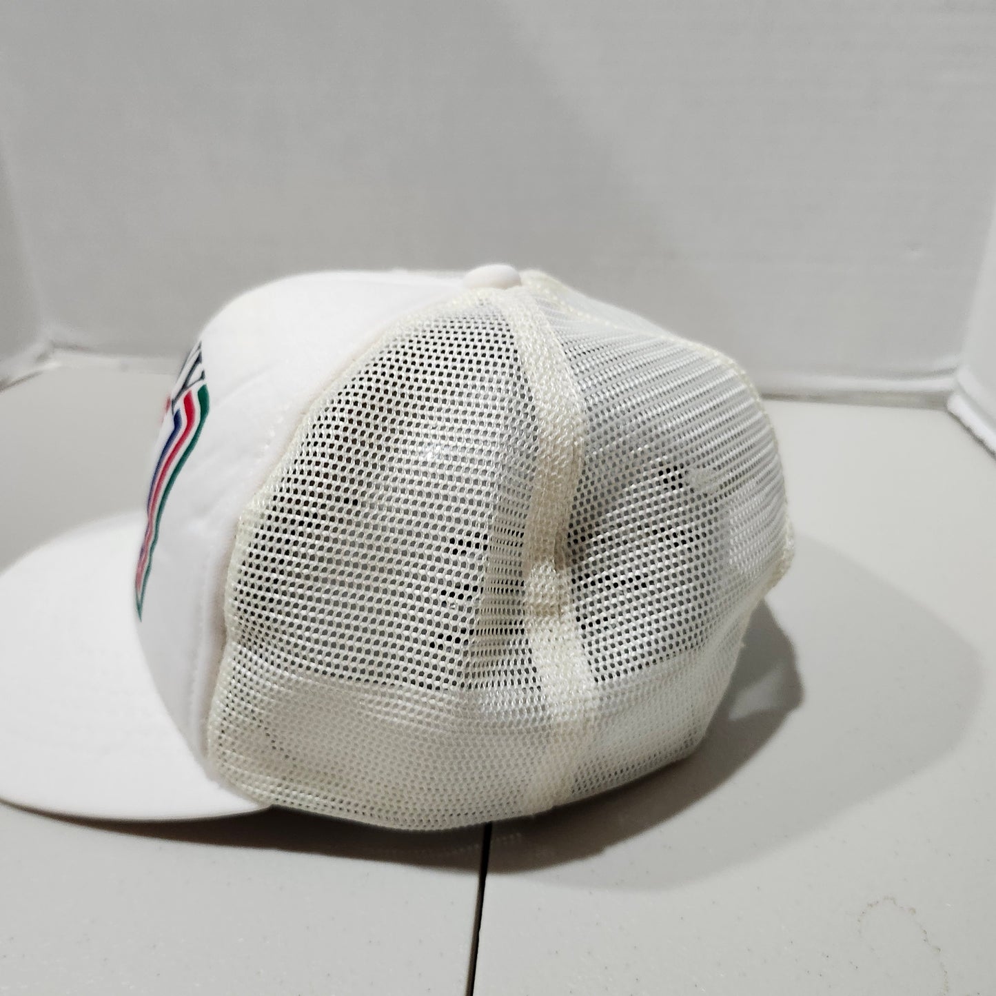 Vintage Sony Hat Cap Snap Back Mens One Size White Trucker 25 Years USA 80s