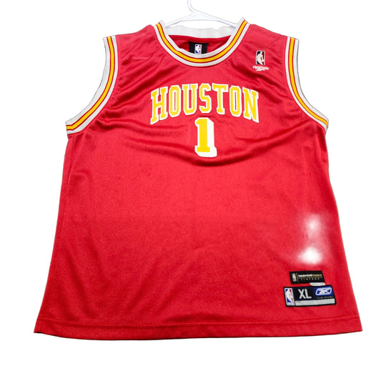 Reebok Tracy McGrady Houston Rockets Hardwood Classics Jersey Red XL 1971-72