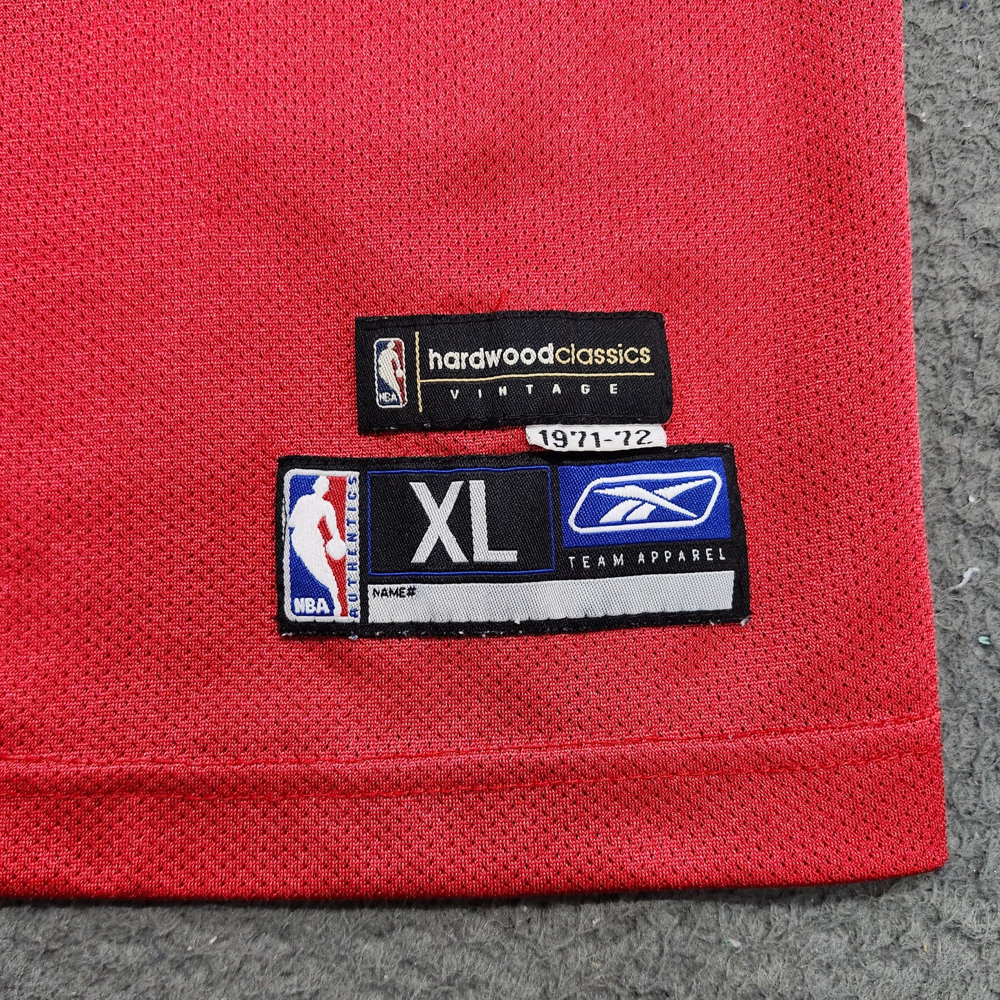 Reebok Tracy McGrady Houston Rockets Hardwood Classics Jersey Red XL 1971-72