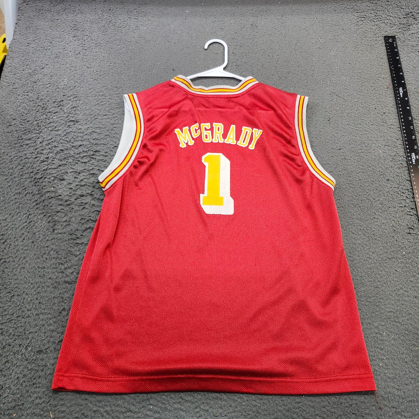 Reebok Tracy McGrady Houston Rockets Hardwood Classics Jersey Red XL 1971-72