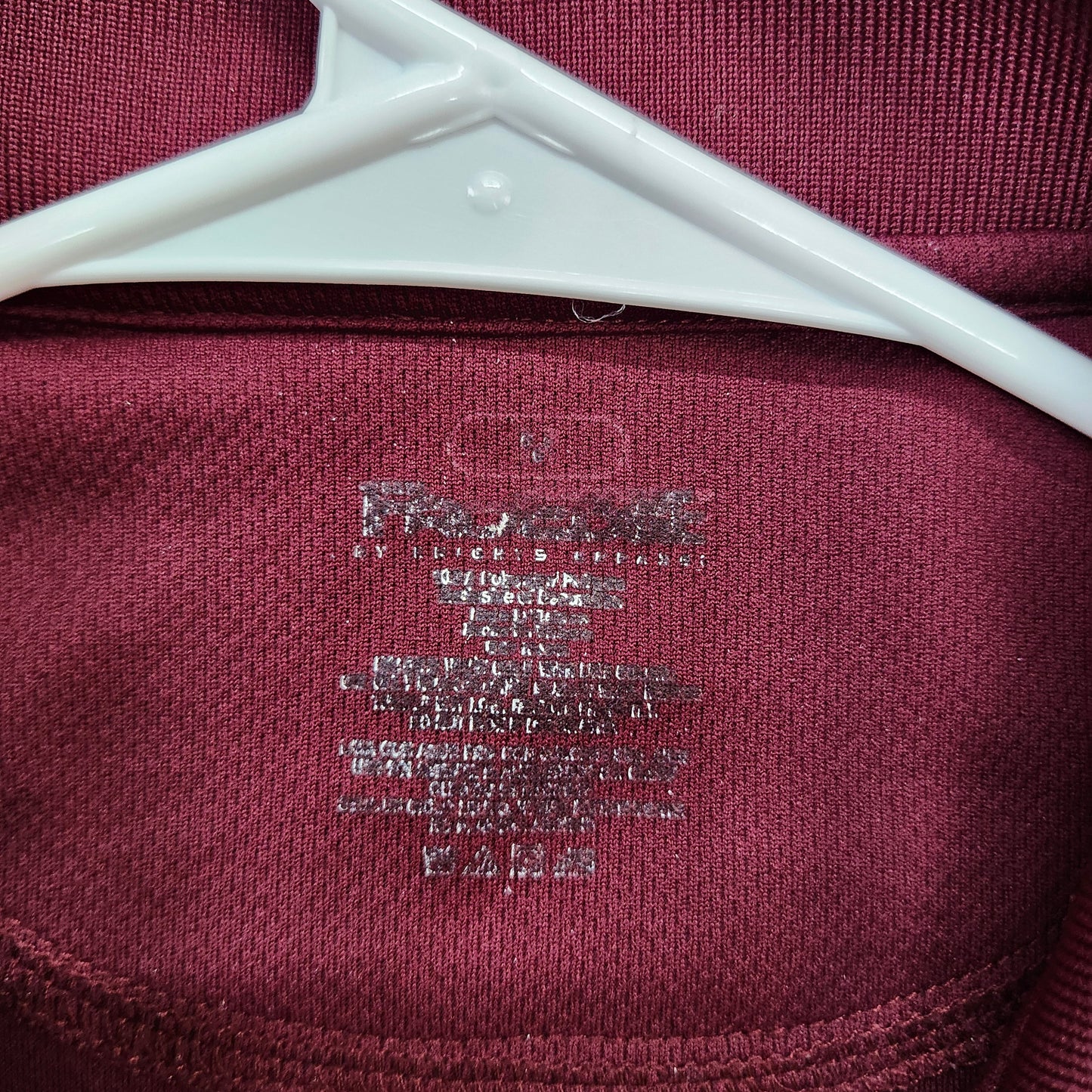 Texas A&M Aggies Polo Shirt Mens Medium Maroon White Performance Mesh