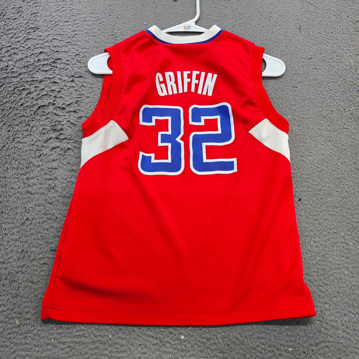 Adidas Los Angeles Clippers Blake Griffin 32 Red Basketball Jersey Youth M
