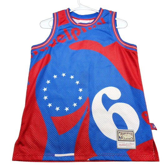 Philadelphia 76ers Jett 22 Hardwood Classics Youth Jersey L14/16 Mitchell & Ness
