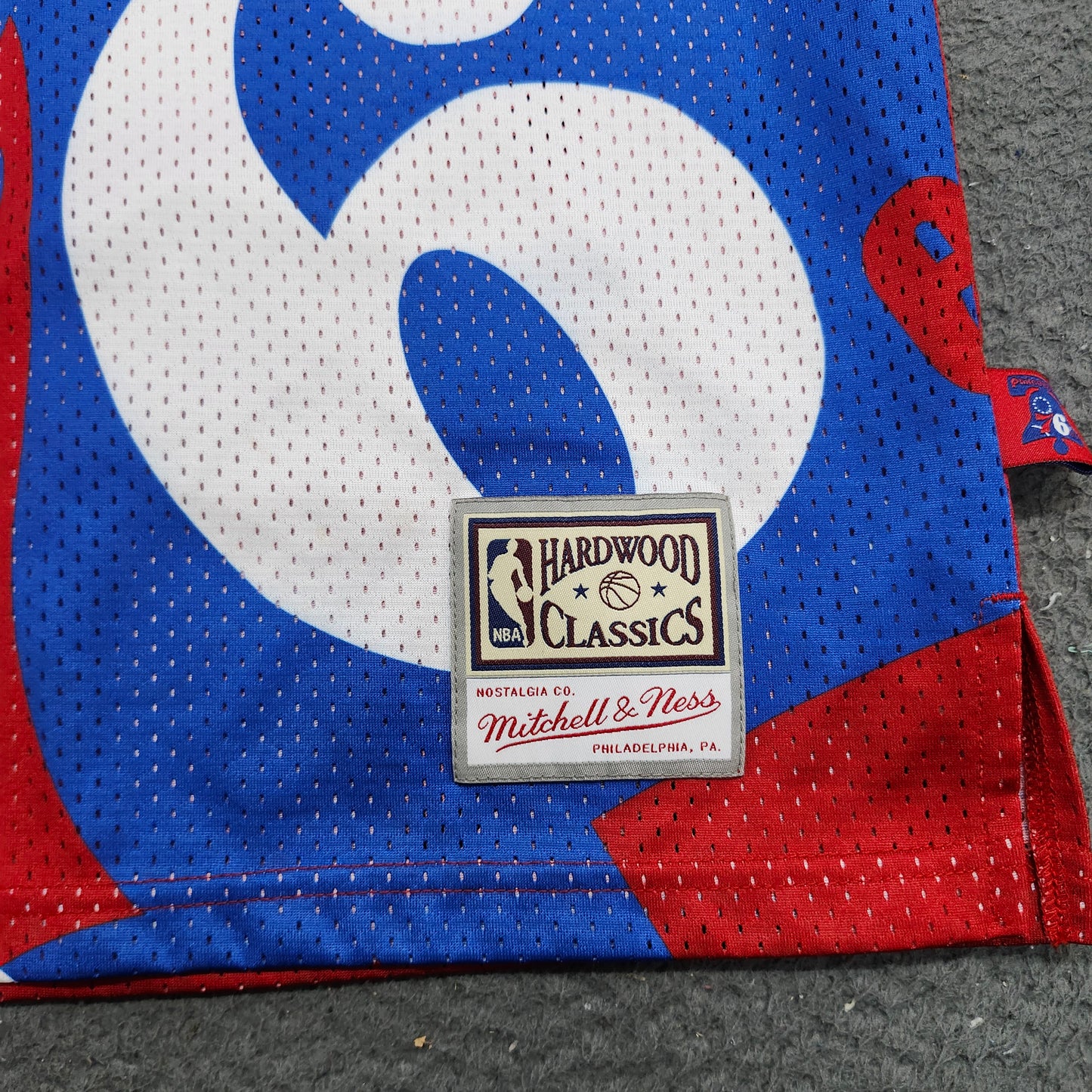 Philadelphia 76ers Jett 22 Hardwood Classics Youth Jersey L14/16 Mitchell & Ness