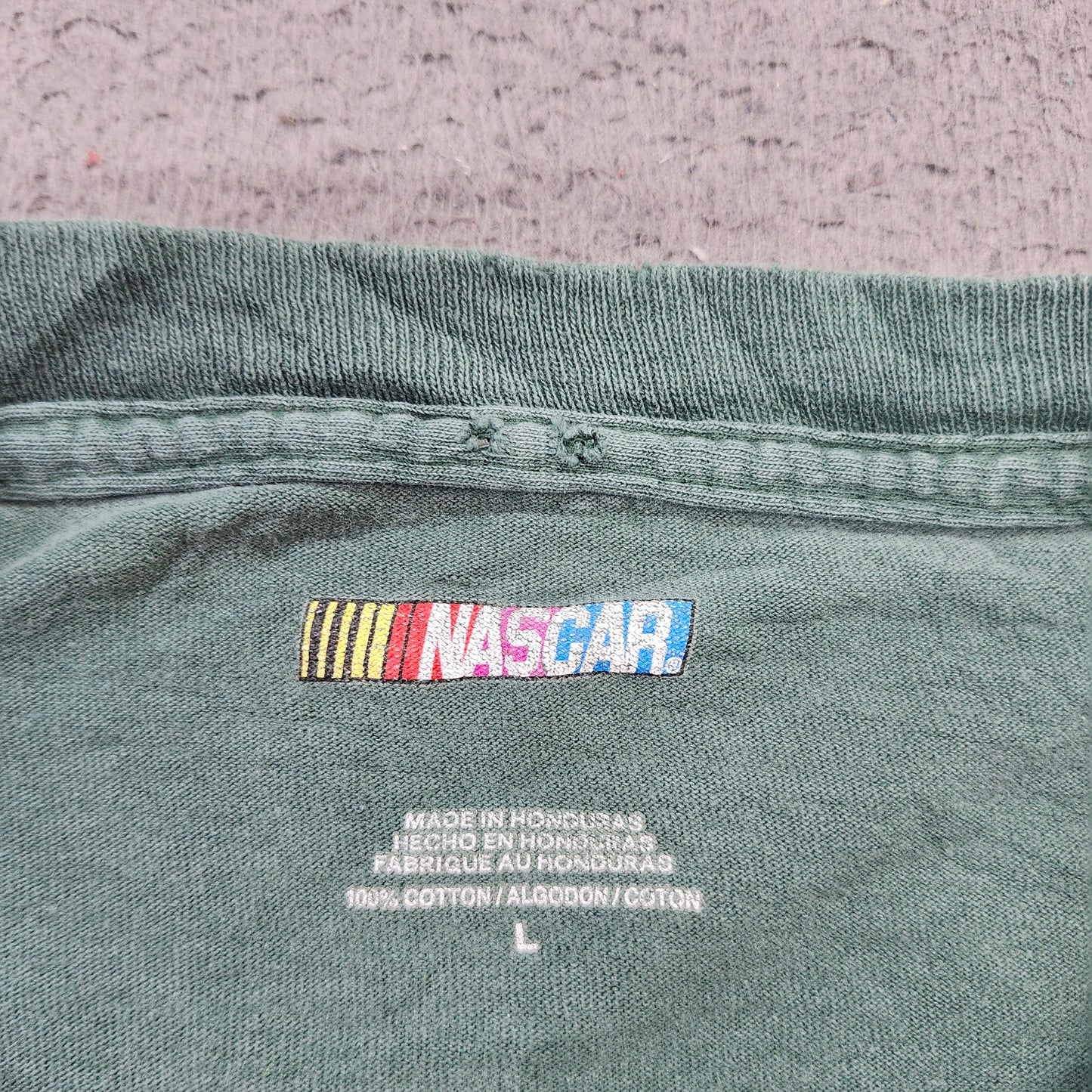 NASCAR Dale Earnhardt Jr 88 Amp Energy 2009 Tour Shirt Green Large Lg