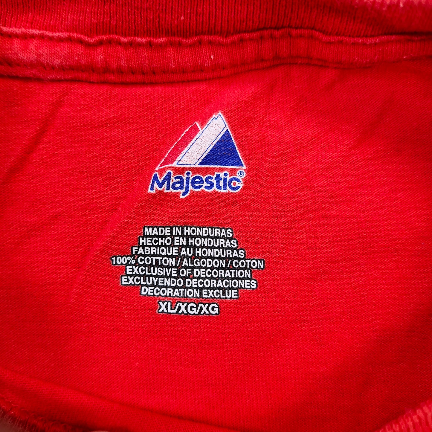 St Louis Cardinals Excellence 11X World Series Champions Red Shirt XL