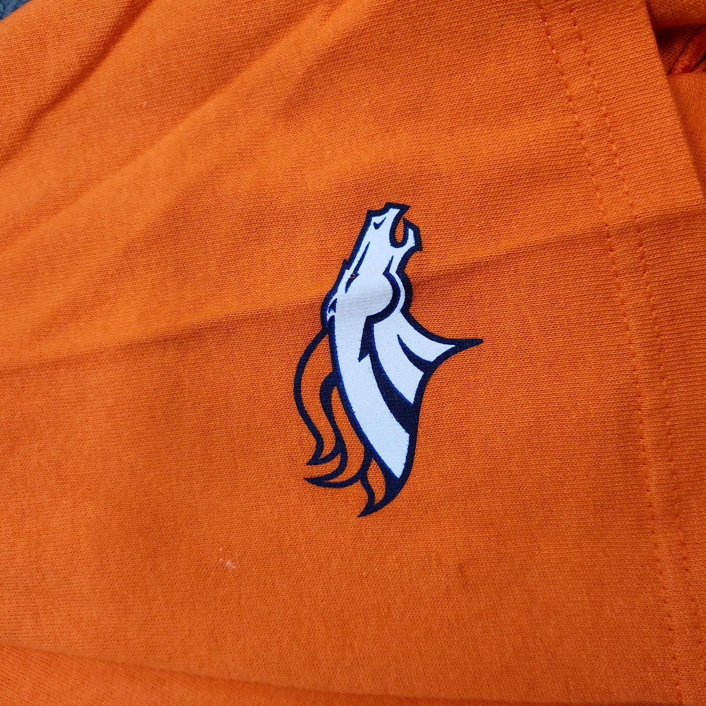 Denver Broncos Peyton Manning 18 NFL Team Apparel Orange T-Shirt Mens 2XL