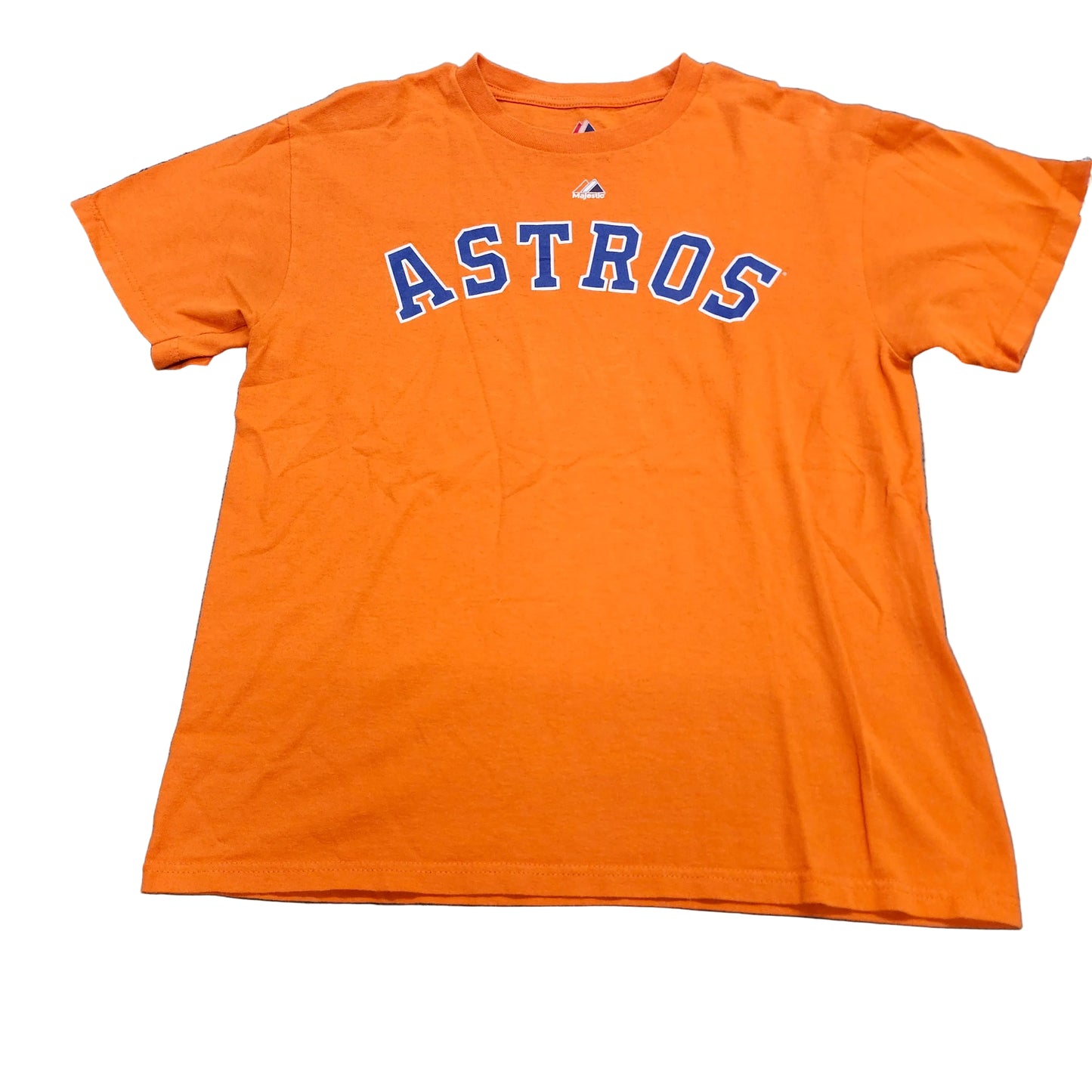Houston Astros Shirt Mens M Orange MLB Baseball Majestic ASTROS Graphic Tee