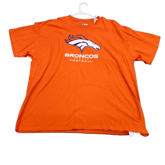 Denver Broncos Shirt Mens 2XL Orange NFL Football Graphic Tee NFL Team Apparel