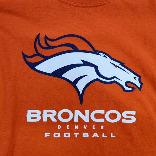 Denver Broncos Shirt Mens 2XL Orange NFL Football Graphic Tee NFL Team Apparel