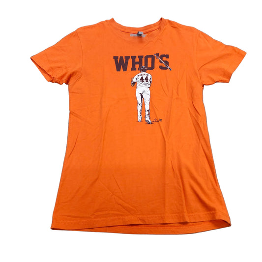 Houston Astros Shirt Mens S Orange MLB Baseball BreakingT Yordaddy 44 Tee