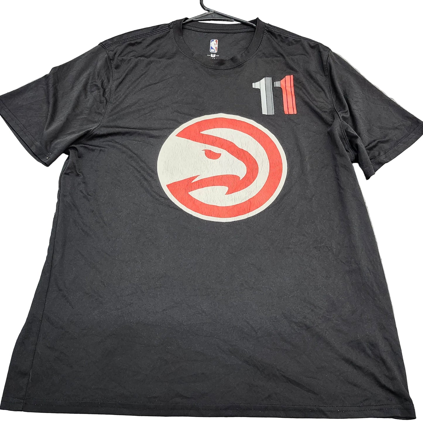 Atlanta Hawks Trae Young 11 NBA Black Graphic T-Shirt Mens XL Short Sleeve