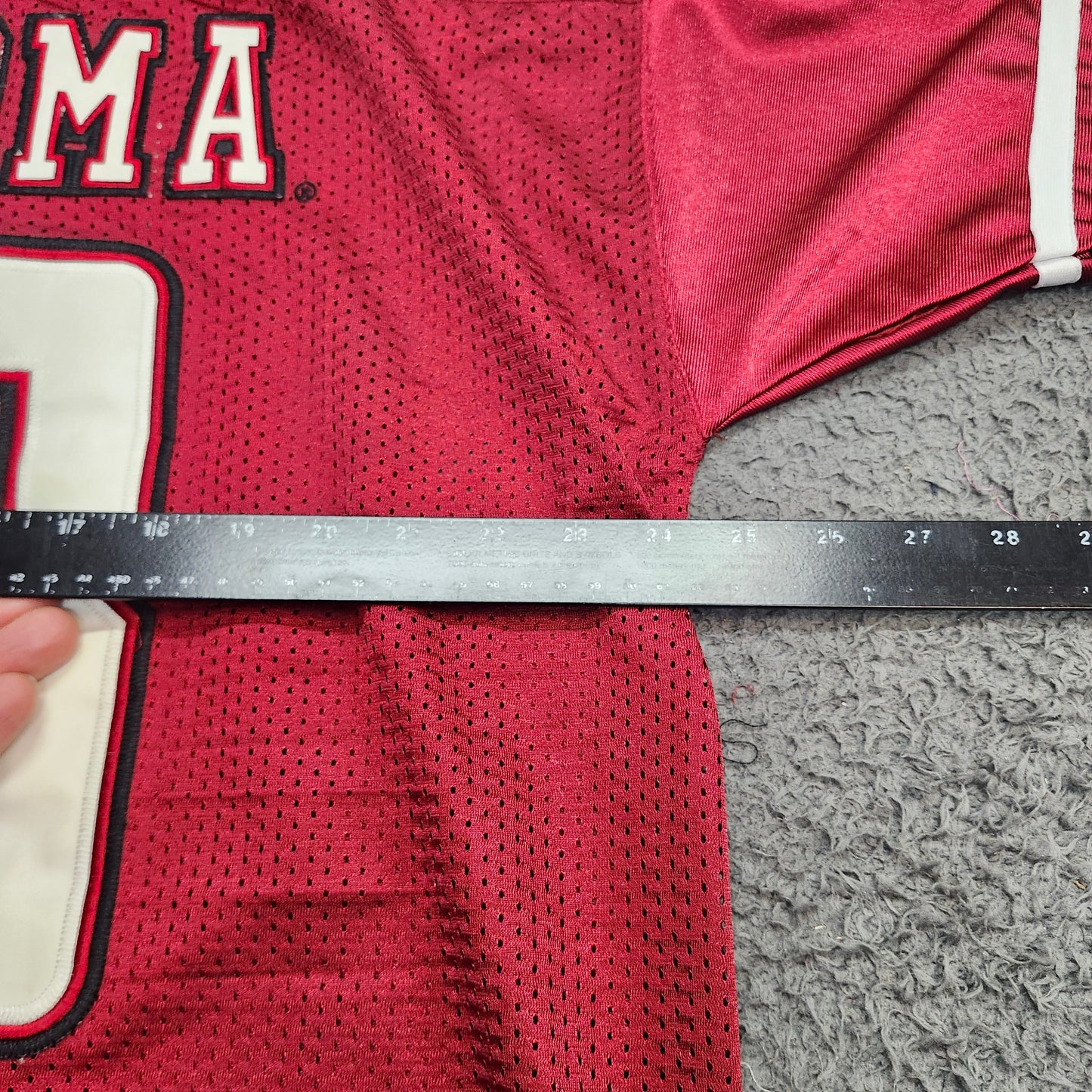 Oklahoma Sooners 18 Football Jersey Colosseum Mens Large Crimson Red NCAA Mesh