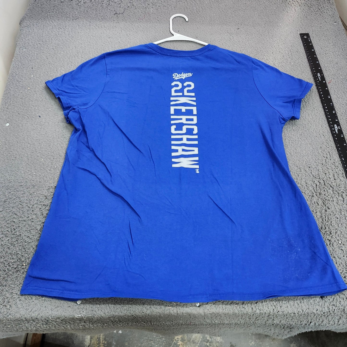 Los Angeles Dodgers Shirt Womens 2XL Blue MLB Baseball Fanatics Kershaw Tee
