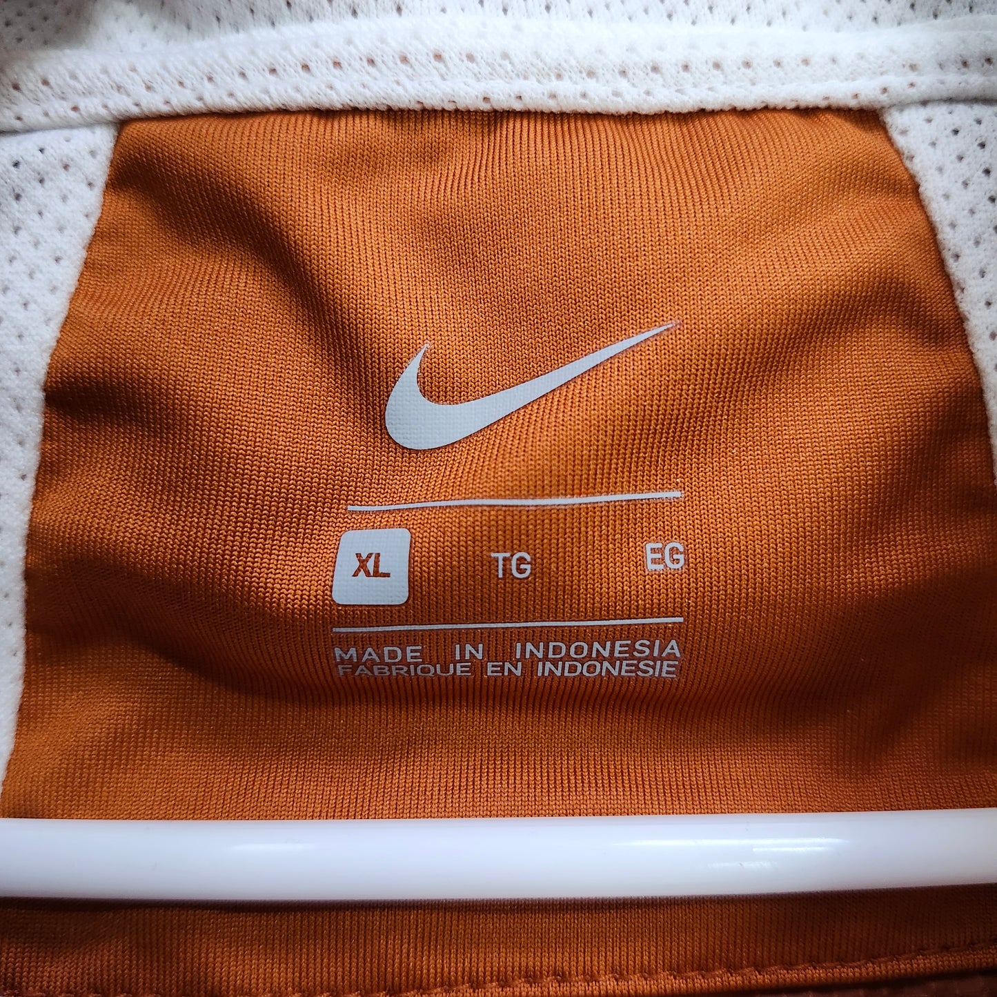 Nike Texas Longhorns Mens XL Burnt Orange Hooded Quarter Zip Windbreaker Jacket